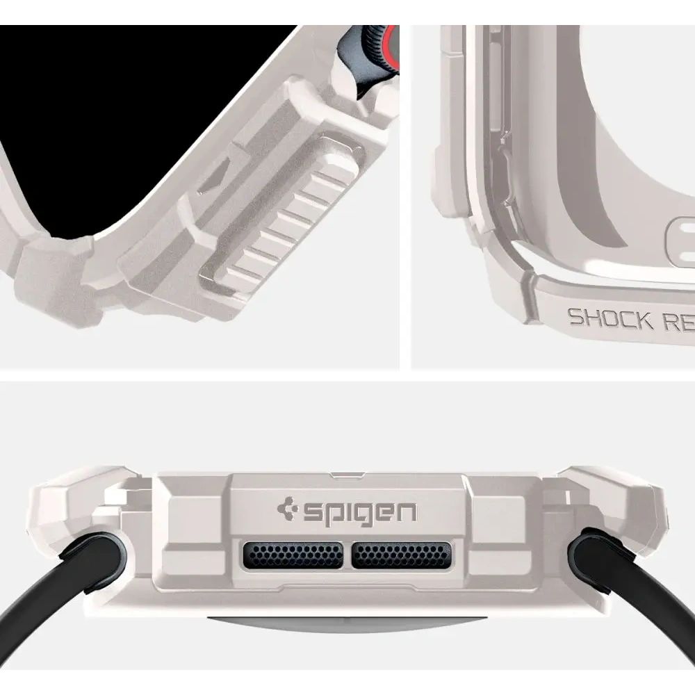 Hurtownia GSM - Etui Spigen Rugged Armor Apple Watch 10 46mm Dune Beige - SPN16571 - {ean13} - Hurt
