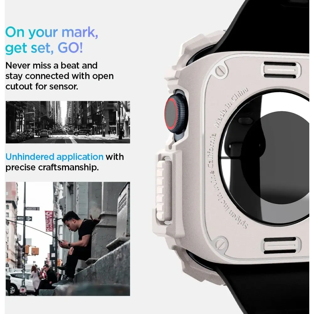 Hurtownia GSM - Spigen Rugged Armor Apple Watch 10 46mm Düne Beige - SPN16571 - {ean13} - Hurt