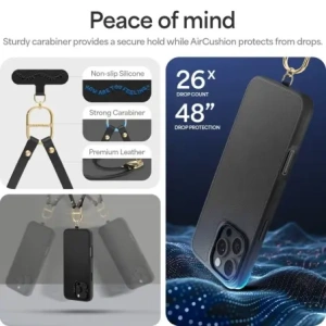 Hurtownia GSM - Spigen Cyrill Kajuk Classic Charm Mag MagSafe Apple iPhone 16 Pro Max Negru - SPN16573 - {ean13} - Hurt
