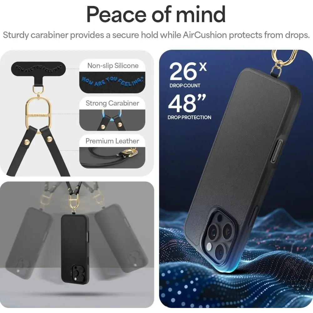 Hurtownia GSM - Spigen Cyrill Kajuk Classic Charm Mag MagSafe Apple iPhone 16 Pro Max Negru - SPN16573 - {ean13} - Hurt