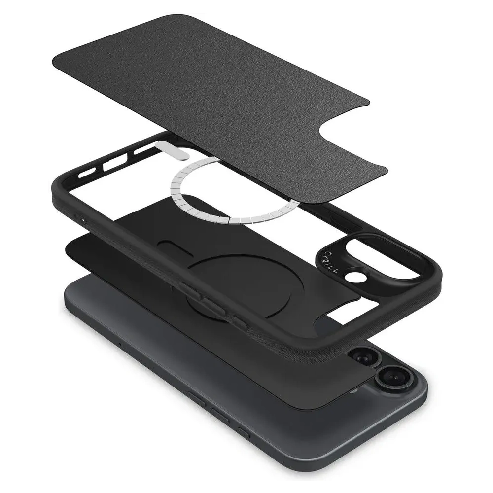 Hurtownia GSM - Spigen Cyrill Kajuk Mag MagSafe Apple iPhone 16 Fekete - SPN16574 - {ean13} - Hurt
