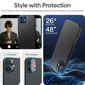 Hurtownia GSM - Etui Spigen Cyrill Kajuk Mag MagSafe Apple iPhone 16 Black - SPN16574 - {ean13} - Hurt