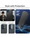 Hurtownia GSM - Spigen Cyrill Kajuk Mag MagSafe Apple iPhone 16 Fekete - SPN16574 - {ean13} - Hurt
