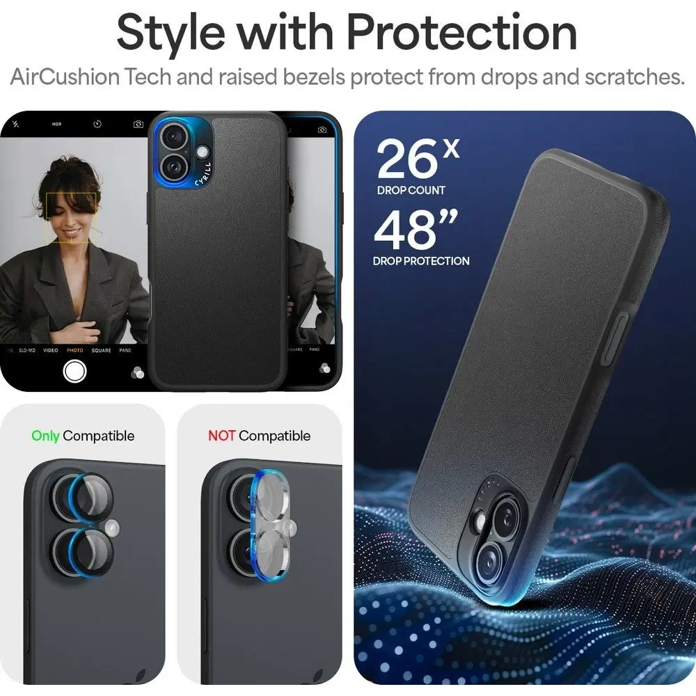 Wholesale Spigen Cyrill Kajuk Mag MagSafe Apple iPhone 16 Black - SPN16574 - {ean13} - Hurt