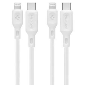 Hurtownia GSM - Spigen Cablu DuraSync MFi USB-C / Lightning 100cm Alb [2 PACHET] - SPN16580 - {ean13} - Hurt