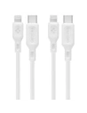 Wholesale Spigen DuraSync MFi USB-C / Lightning Cable 100cm White [2 PACK] - SPN16580 - {ean13} - Hurt