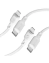 Wholesale Spigen DuraSync MFi USB-C / Lightning Cable 100cm White [2 PACK] - SPN16580 - {ean13} - Hurt