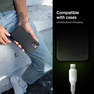 Hurtownia GSM - Spigen Cablu DuraSync MFi USB-C / Lightning 100cm Alb [2 PACHET] - SPN16580 - {ean13} - Hurt