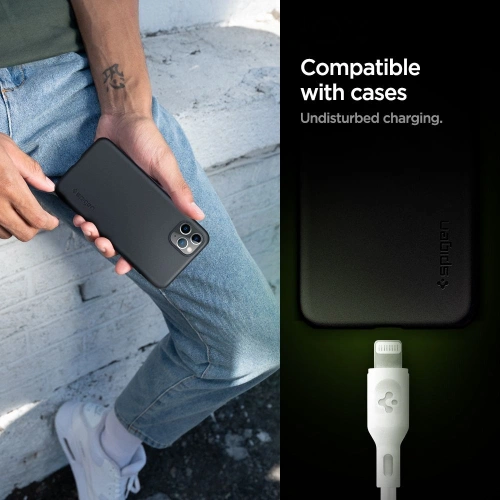 Kabel Spigen DuraSync MFi USB-C / Lightning Cable 100cm White [2 PACK]