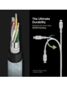 Wholesale Spigen DuraSync MFi USB-C / Lightning Cable 100cm White [2 PACK] - SPN16580 - {ean13} - Hurt