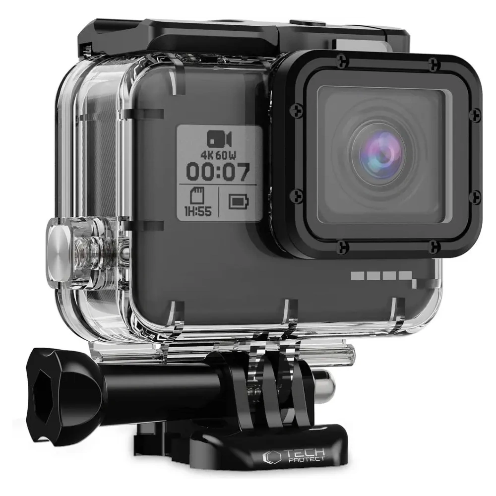 Hurtownia GSM - Tech-Protect GA200 Carcasă Waterproof GOPRO Hero 5 / 6 / 7 Transparentă - THP3628 - {ean13} - Hurt