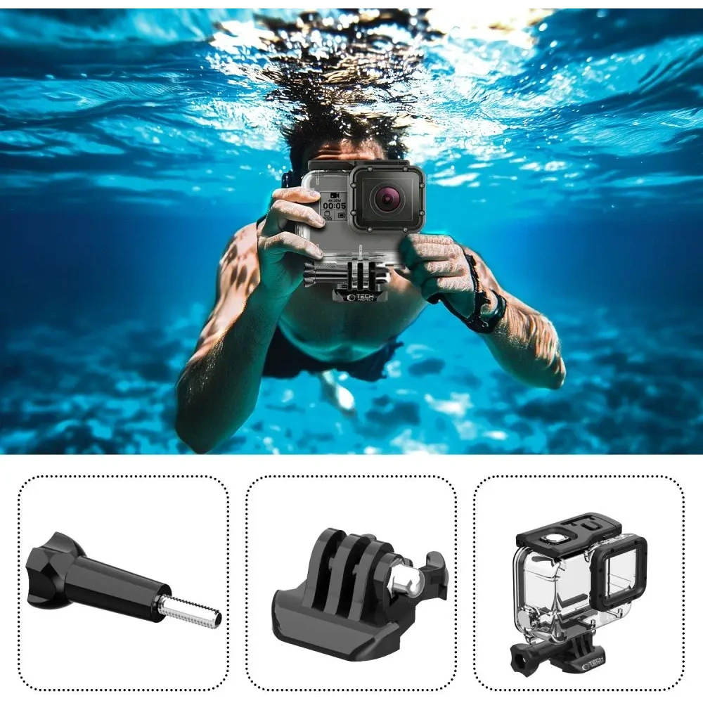 Hurtownia GSM - Tech-Protect GA200 Carcasă Waterproof GOPRO Hero 5 / 6 / 7 Transparentă - THP3628 - {ean13} - Hurt