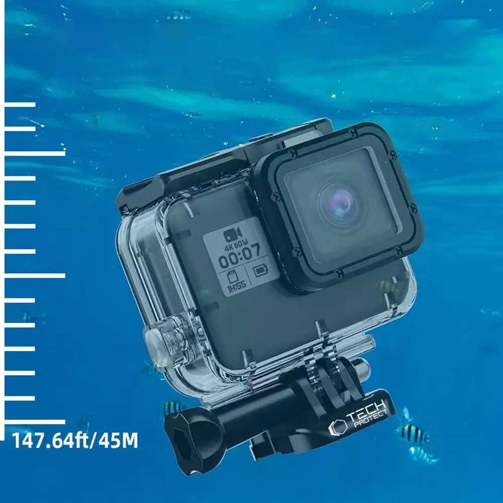 Hurtownia GSM - Tech-Protect GA200 Carcasă Waterproof GOPRO Hero 5 / 6 / 7 Transparentă - THP3628 - {ean13} - Hurt