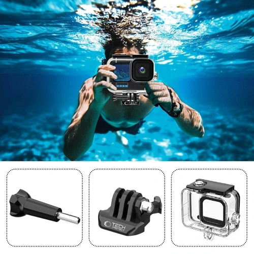 Obudowa Tech-Protect GA200 Waterproof Case GOPRO Hero 9 / 10 / 11 / 12 / 13 Clear
