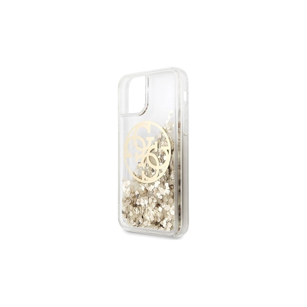 Hurtownia GSM - Etui Guess GUHCN65LGGITDGO Apple iPhone 11 Pro Max aurie/cgold huse rigide Circle Liquid Glitter - GUE434GLD - {ean13} - Hurt