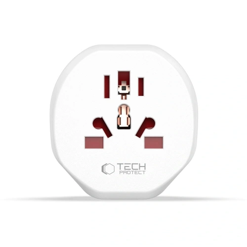 Przejściówka podróżna Tech-Protect Universal Travel Adapter From EU White