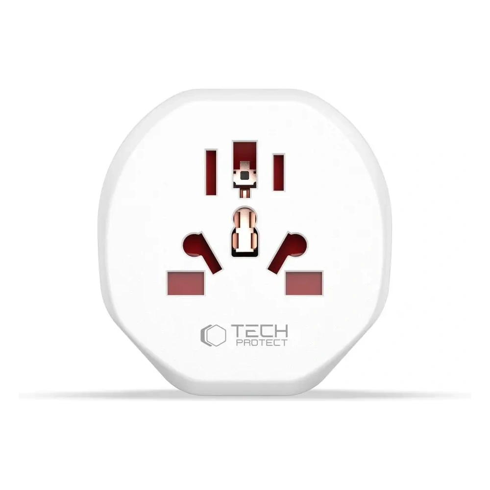 Hurtownia GSM - Tech-Protect Univerzális Utazási Adapter EU-ból Fehér - THP3630 - {ean13} - Hurt
