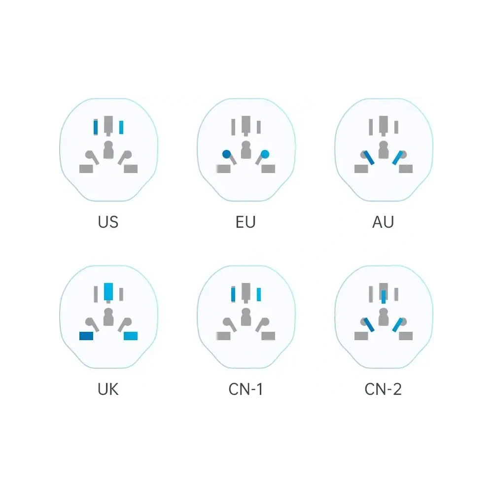 Hurtownia GSM - Tech-Protect Univerzális Utazási Adapter EU-ból Fehér - THP3630 - {ean13} - Hurt