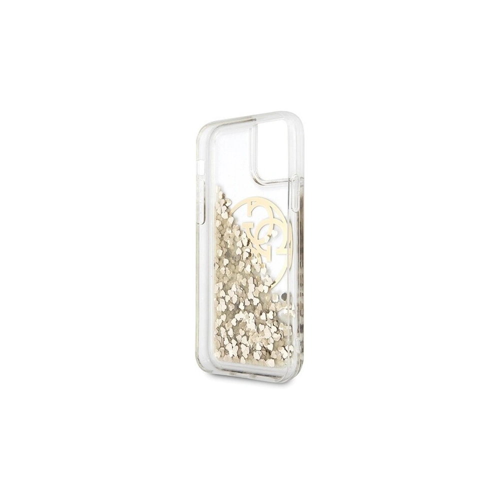 Hurtownia GSM - Etui Guess GUHCN65LGGITDGO Apple iPhone 11 Pro Max aurie/cgold huse rigide Circle Liquid Glitter - GUE434GLD - {ean13} - Hurt