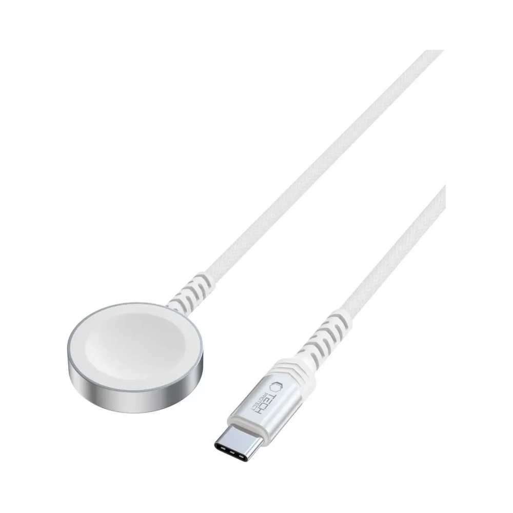 Hurtownia GSM - Tech-Protect MC01 Ultraboost Magnetic Töltő USB-C Kábel 120cm Apple Watch Fehér - THP3632 - {ean13} - Hurt