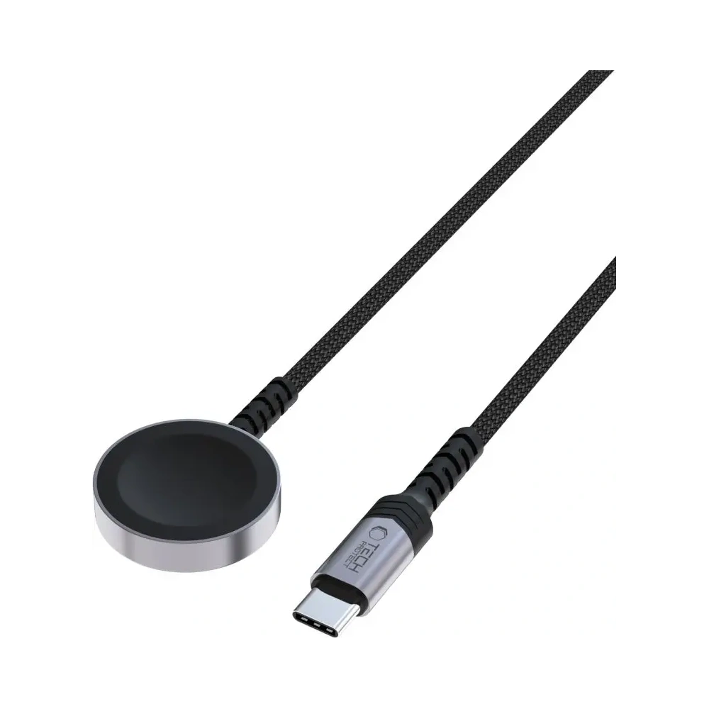 Hurtownia GSM - Tech-Protect MC01 Ultraboost Magnetic Töltő USB-C Kábel 120cm Apple Watch Fekete - THP3633 - {ean13} - Hurt