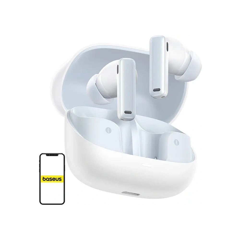 Wholesale Baseus Bowie M2s Bluetooth 5.3 TWS wireless in-ear headphones (white) - BSU8901 - {ean13} - Hurt