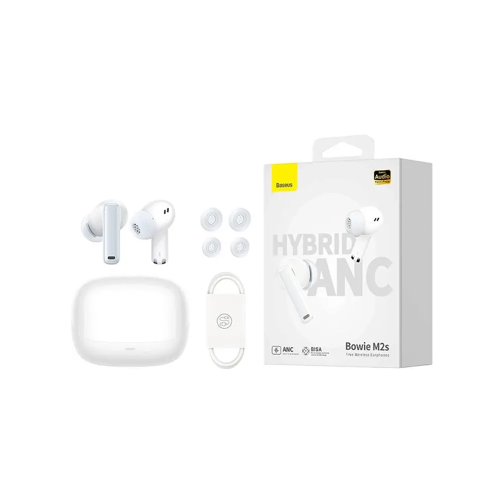 Hurtownia GSM - Baseus Bowie M2s Bluetooth 5.3 TWS kabellose In-Ear-Kopfhörer (weiß) - BSU8901 - {ean13} - Hurt