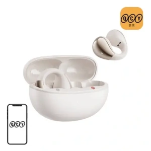 Hurtownia GSM - QCY Căști wireless Crossky Clip T33 Bluetooth 5.4 (alb) - QCY87 - {ean13} - Hurt