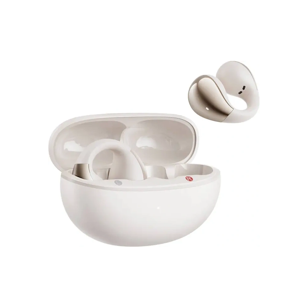 Hurtownia GSM - Bezprzewodowe słuchawki QCY Crossky Clip T33 Bluetooth 5.4 (białe) - QCY87 - {ean13} - Hurt