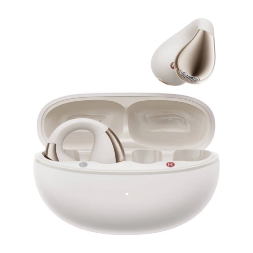 Bezprzewodowe słuchawki QCY Crossky Clip T33 Bluetooth 5.4 (białe)