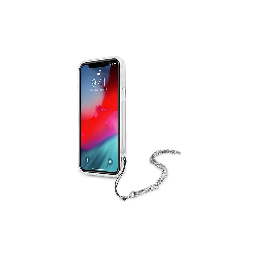 Hurtownia GSM - [OUTLET] Etui Guess GUHCP12LKSPESI Apple iPhone 12 Pro Max stříbrný/silver hardcase Peony Chain Collection - OT-809 - {ean13} - Hurt