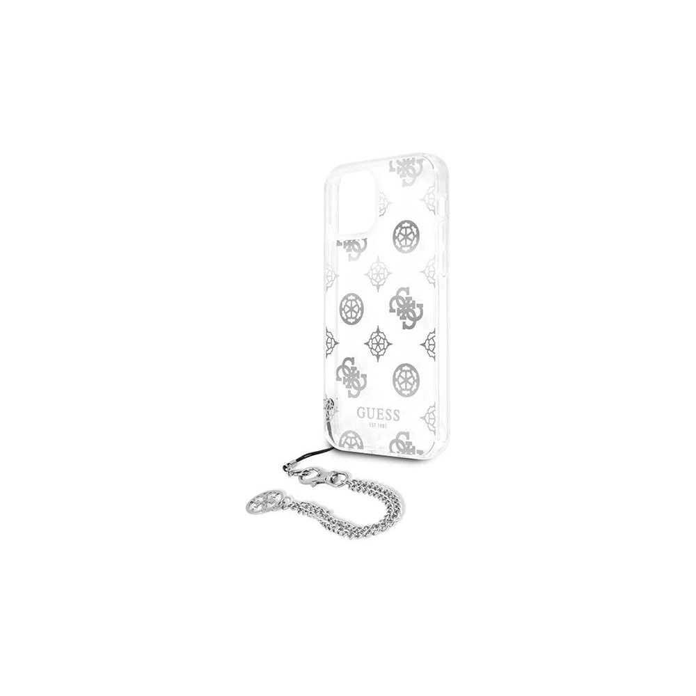 Hurtownia GSM - [OUTLET] Etui Guess GUHCP12LKSPESI Apple iPhone 12 Pro Max stříbrný/silver hardcase Peony Chain Collection - OT-809 - {ean13} - Hurt