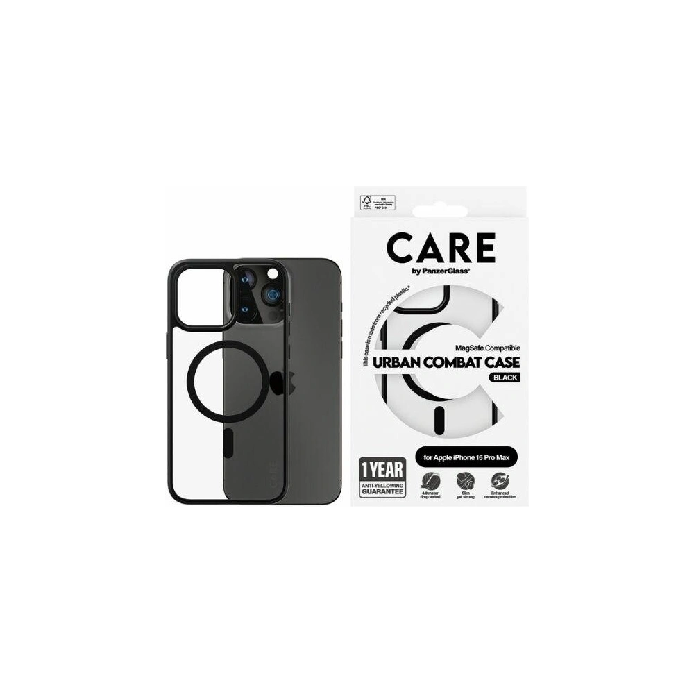 Hurtownia GSM - [OUTLET] Etui CARE by PanzerGlass Urban Combat Case Apple iPhone 15 Pro Max MagSafe fekete/black - OT-811 - {ean13} - Hurt