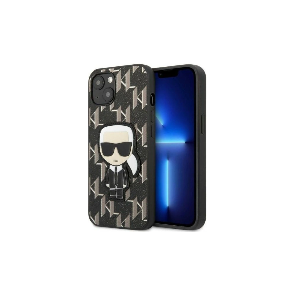 Hurtownia GSM - [OUTLET] Tok Karl Lagerfeld KLHCP13MPMNIKBK Apple iPhone 13 kemény tok fekete/black Monogram Ikonik Patch - OT-817 - {ean13} - Hurt