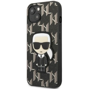 Hurtownia GSM - [OUTLET] Case Karl Lagerfeld KLHCP13MPMNIKBK Apple iPhone 13 Hardcase schwarz/black Monogram Ikonik Patch - OT-817 - {ean13} - Hurt