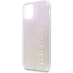 Hurtownia GSM - Etui Guess GUHCN65PCUGLGPI Apple iPhone 11 Pro Max rosa-gold/gold pink hard case Gradient Glitter - GUE436GLDPNK - {ean13} - Hurt