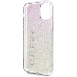 Hurtownia GSM - Etui Guess GUHCN65PCUGLGPI Apple iPhone 11 Pro Max rosa-gold/gold pink hard case Gradient Glitter - GUE436GLDPNK - {ean13} - Hurt