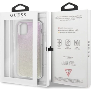 Hurtownia GSM - Etui Guess GUHCN65PCUGLGPI Apple iPhone 11 Pro Max rosa-gold/gold pink hard case Gradient Glitter - GUE436GLDPNK - {ean13} - Hurt