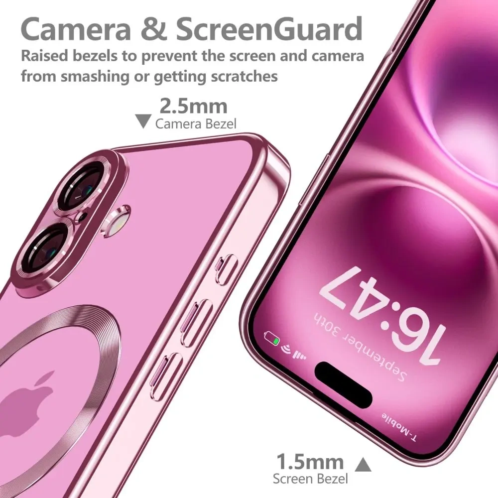 Hurtownia GSM - Tech-Protect MagFlex MagSafe Apple iPhone 16 Roz Strălucitor - THP3634 - {ean13} - Hurt