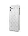 Wholesale Guess GUHCN65TPESI iPhone 11 Pro Max silver hard case 4G Peony Glitter - GUE438SLV - {ean13} - Hurt