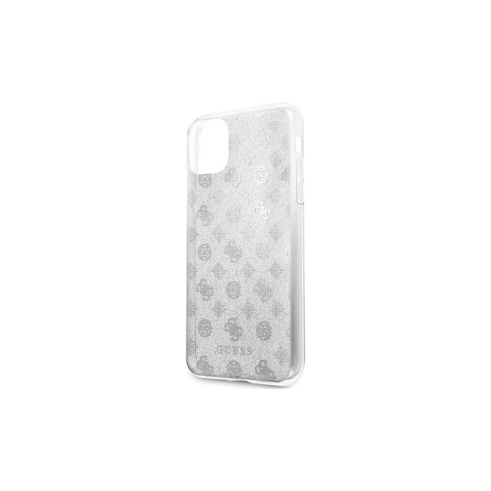 Hurtownia GSM - Etui Guess GUHCN65TPESI Apple iPhone 11 Pro Max srebrny/silver hard case 4G Peony Glitter - GUE438SLV - {ean13} - Hurt