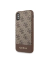 Hurtownia GSM - Etui Guess GUHCPXG4GLBR Apple iPhone X/XS brązowy/brown hard case 4G Stripe Collection - GUE439BR - {ean13} - Hurt