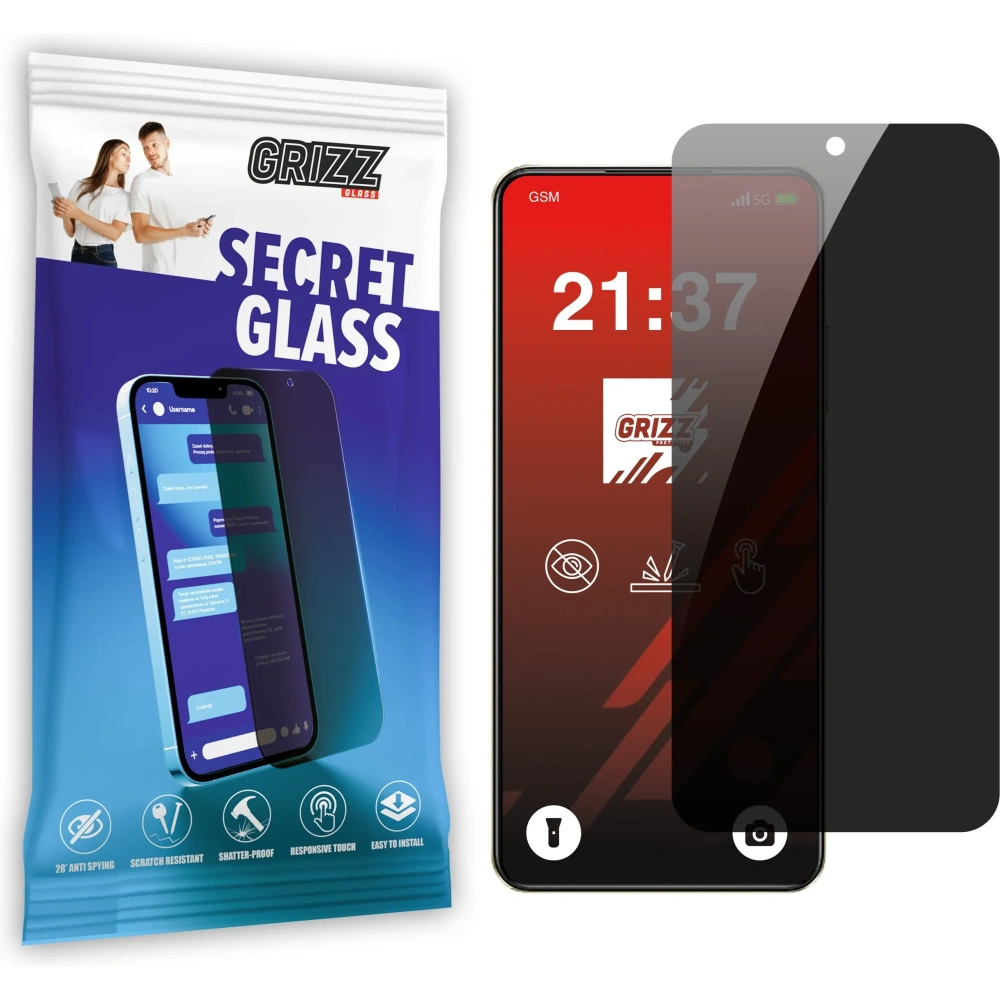 Matowe szkło prywatyzujące GrizzGlass SecretGlass do Realme C75