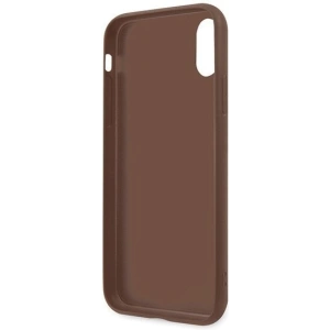 Hurtownia GSM - Etui Guess GUHCPXG4GLBR Apple iPhone X/XS brązowy/brown hard case 4G Stripe Collection - GUE439BR - {ean13} - Hurt