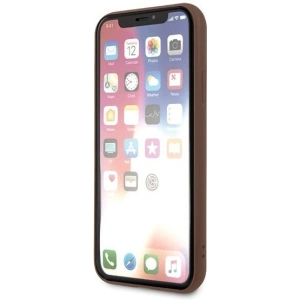 Wholesale Guess GUHCPXG4GLBR iPhone X/Xs brown hard case 4G Stripe Collection - GUE439BR - {ean13} - Hurt