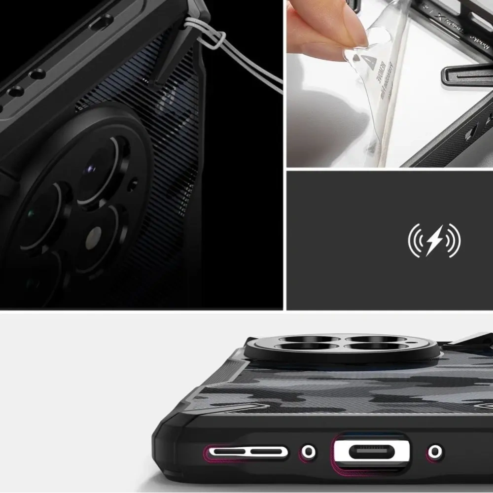 Hurtownia GSM - Ringke Fusion-X OnePlus 13 Camo Fekete - RGK11697 - {ean13} - Hurt