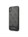 Hurtownia GSM - Etui Guess GUHCPXG4GLGR Apple iPhone X/XS szary/grey hard case 4G Stripe Collection - GUE440GRY - {ean13} - Hurt