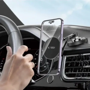 Wholesale Tech-Protect N57 Magnetic MagSafe Dashboard Car Mount & Desktop Phone Stand Black - THP3636 - {ean13} - Hurt
