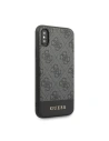 Hurtownia GSM - Etui Guess GUHCPXG4GLGR Apple iPhone X/XS szary/grey hard case 4G Stripe Collection - GUE440GRY - {ean13} - Hurt