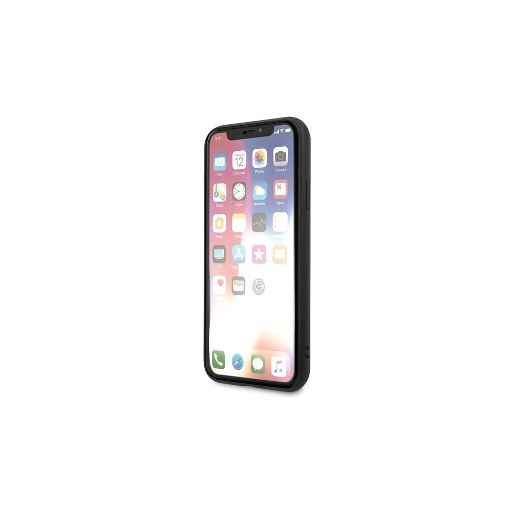 Hurtownia GSM - Etui Guess GUHCPXG4GLGR Apple iPhone X/XS szary/grey hard case 4G Stripe Collection - GUE440GRY - {ean13} - Hurt